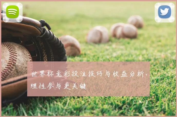世界杯竞彩投注技巧与收益分析，理性参与更关键